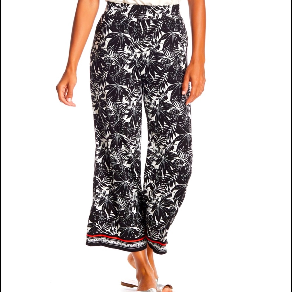 Max Studio elastic waist palazzo pants